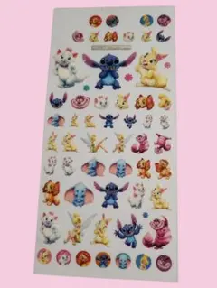ディズニーキャラクターシール…ストア…使いかけ…平成レトロ…スティッチなど…