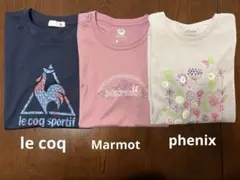 le coq ・Marmot ・phenix 吸水速乾ポリエステルTシャツ3枚Mのサムネイル