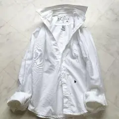 希少S✨ハート刺繍✽美品 フランク&アイリーン バリー リネン 白シャツ 長袖 Frank&Eileen - 【極美品】XSサイズ フランク&アイリーン 白シャツ