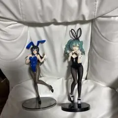 バニーガール フィギュア 2体セット桜島麻衣+初音ミク