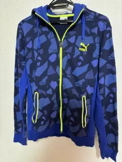 PUMA パーカー　青　 L