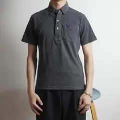 FRED PERRY 半袖ポロシャツ 鹿の子 カジュアル ダークグレー/CZ7