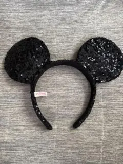 東京ディズニーリゾート スパンコール カチューシャ ブラックのサムネイル