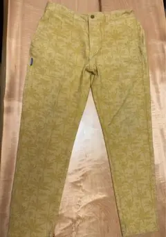 Rosasenイエローパームツリー柄リバーシブル