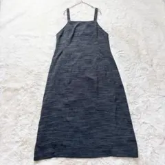 t.b センソユニコ　キャミ　重ね着　ロングワンピース グレー　11サイズ　L