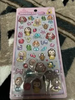 ディズニー　プリンセス　ボンボンドロップシール
