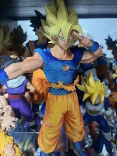 ドラゴンボール 孫悟空 フィギュア 超サイヤ人 一番くじ D賞 リペイント