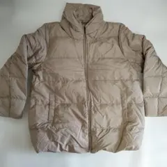 （最終値下げ）　Three Flora　ダウンジャケット　Lサイズ　薄茶色