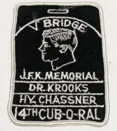 希少 NY ブルックリン J.F.K.記念 14th Cub ビンテージパッチ