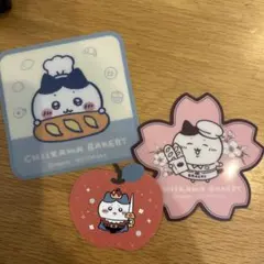 ちいかわベーカリーノベルティ ハチワレ コースター