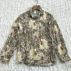 @ V＆A　ウィリアムモリス　Williammorris 花柄 総柄 シャツ 東京ブラウス】ウィリアムモリス/花柄/V&Aミュージアム/ブラウス