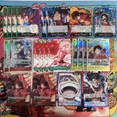 ぱ*こ様 ルフィ　SR P L パラレル セット まとめ