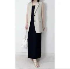 新品　GU オーバーサイズテーラードベスト