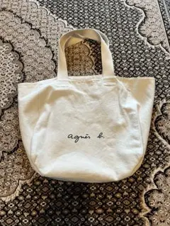 agnis b. クリーム色　トートバック