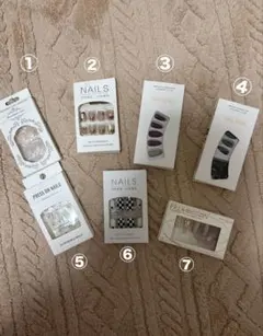 ネイルチップセット 7点セット