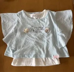 すみっこぐらし❤︎フリル　Tシャツ　120cm タンクトップ　ねこ　しろくま