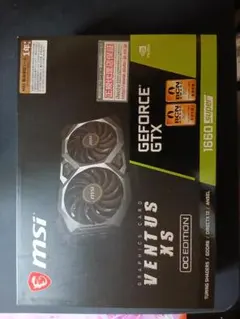 MSI GeForce GTX 1660 super VENTUS XS