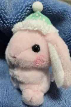 ハンドメイド オリジナルぬいぐるみ ピンクうさぎちゃん 約7cm - メルカリ