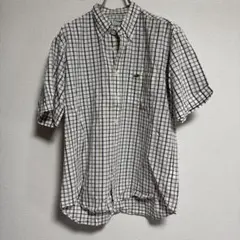 Crocodile 半袖チェックシャツ Lサイズのサムネイル