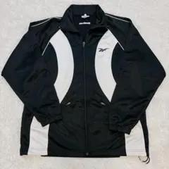 リーボック トラックジャケット フルジップ ジャージ 長袖 ブラック