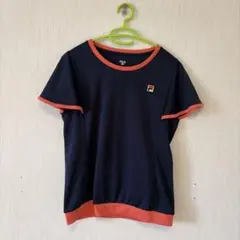 FILA テニスウェア Tシャツ ネイビー L
