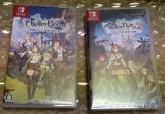 Switch版】 新品→ライザのアトリエ2、中古→ライザのアトリエ1のセット。