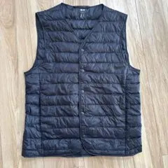 UNIQLO ウルトラライトダウン Vネックベスト Ｓ 【首元スッキリ】