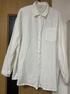 ホワイト コットン シャツ 長袖