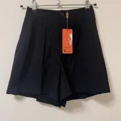 未使用 ハーフパンツ ショートパンツ 黒 ブラック M