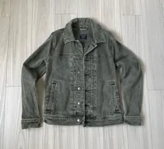 Abercrombie & Fitch モスグリーンデニムジャケット Sのサムネイル