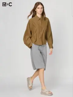 UNIQLO:C　感動バミューダショーツ　グレーXXL