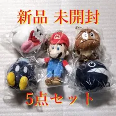 まとめ売り 5点 マリオ ぬいぐるみ マスコット テレサ ワンワン クリボー 他のサムネイル