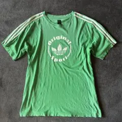 【希少】old adidas リンガーTシャツ　90s y2k