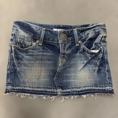 ダメージデニムミニスカート　ミエルクシュリナ　X Sサイズ
