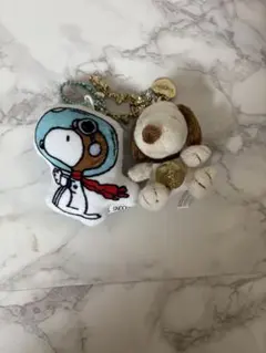 スヌーピー パイロットキーホルダー