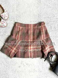 【Vivienne Westwood】タータンチェック　フレア　ミニスカート Vivienne Westwood】タータンチェック フレア ミニスカート