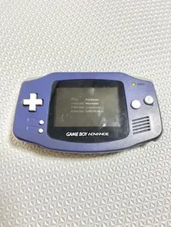 【即購入OK】任天堂 ゲームボーイアドバンス パープル　GBA ジャンク
