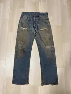 神個体 LEVIS 501 66 BIGE オリジナル 検 XX 前期 赤耳 - メルカリ