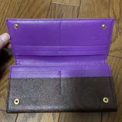 美品　ETRO 長財布　紫　パープルのサムネイル