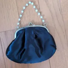IENA パーティーバッグ がま口 パールハンドル