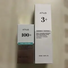 ANUA 100+ セラム & 3+ クリーム セット