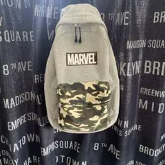 【早い者勝ち】MARVEL グレー 迷彩 リュックのサムネイル