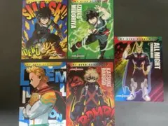 5枚☆ヒロアカ☆特典ミニイラストカード