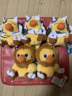 ファイナルファンタジー AM 星座 チョコボ ぬいぐるみ 5点 セット売り