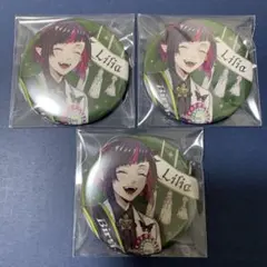 ツイステ　おめかしバースデー　缶バッジ　リリア