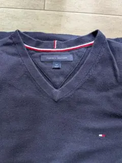 Tommy Hilfiger Vネックセーター ダークネイビー