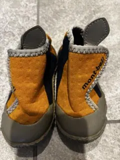 mont-bell アクアシューズ　キッズ13.0cm ゴールドオレンジのサムネイル