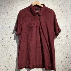 90s-00s DKNY ハーフZIPパイルポロシャツ　ディーケイエヌワイ