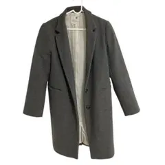 チェスターコート グレー コート 冬 Sサイズ ダークグレー