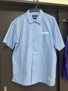 XLARGE 半袖シャツ ライトブルー